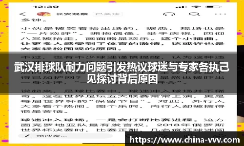 武汉排球队耐力问题引发热议球迷与专家各执己见探讨背后原因